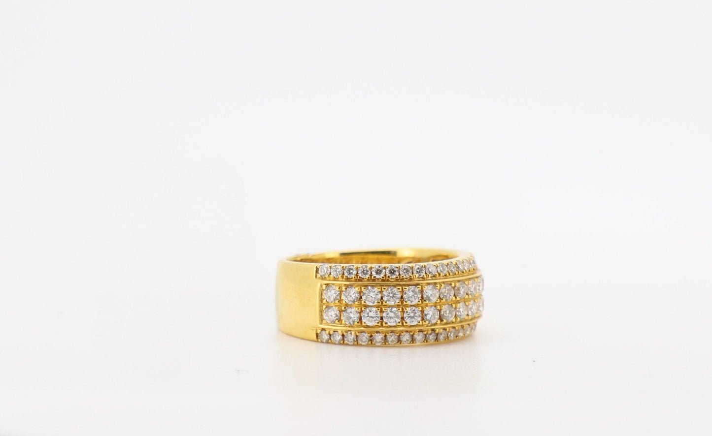 14K Gold 1.34 Carat Round Cut Diamond Ring