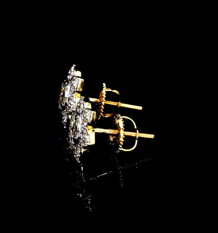 Diamond Bloom Cluster Studs