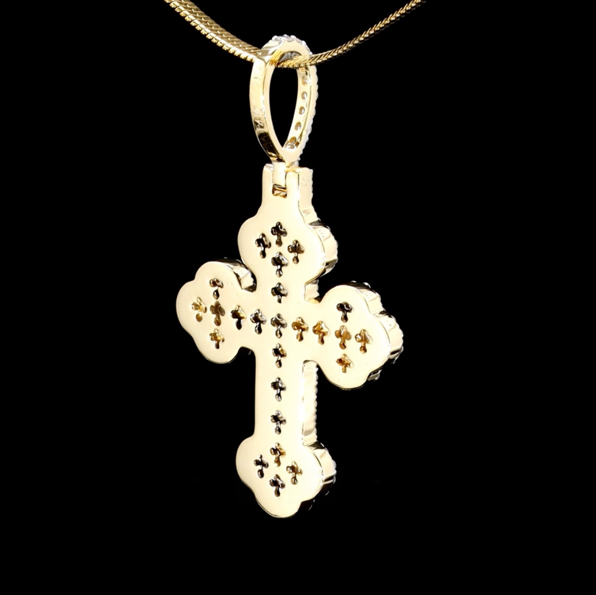 Gothic Clover Cross Pendant