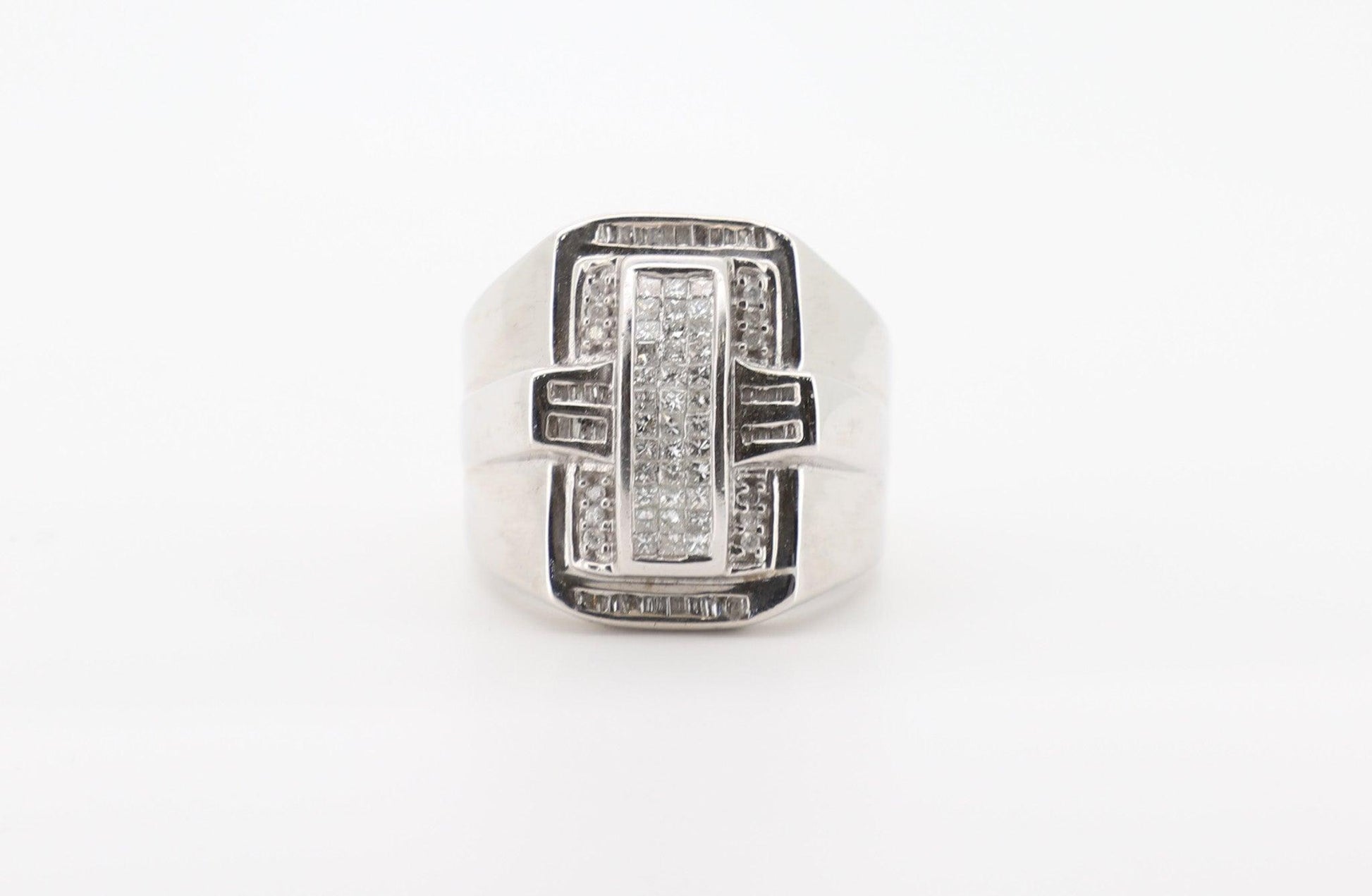 10K White Gold 2 Carat Diamond Ring