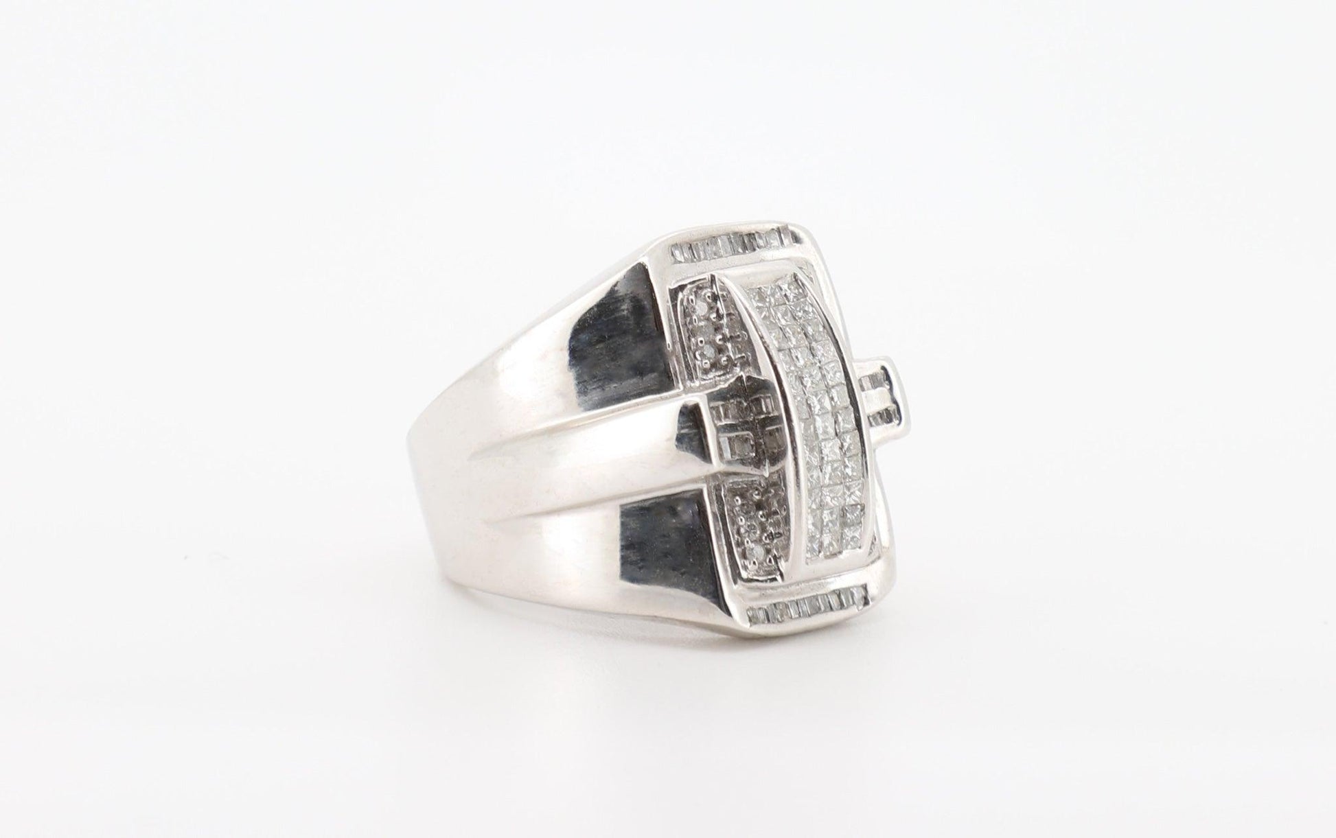 10K White Gold 2 Carat Diamond Ring