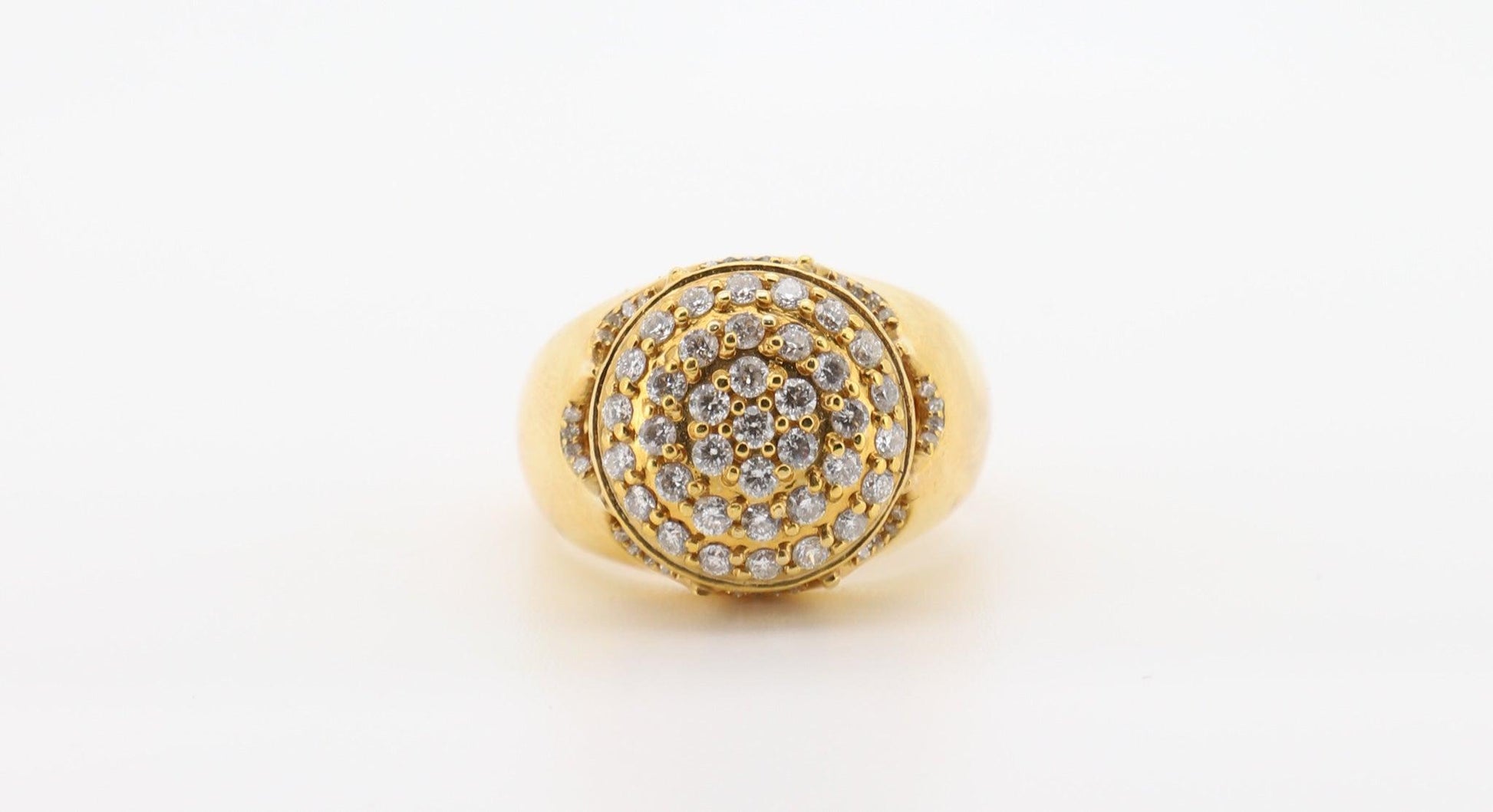 14K Gold 1.5 Carat Round Cut Diamond Ring
