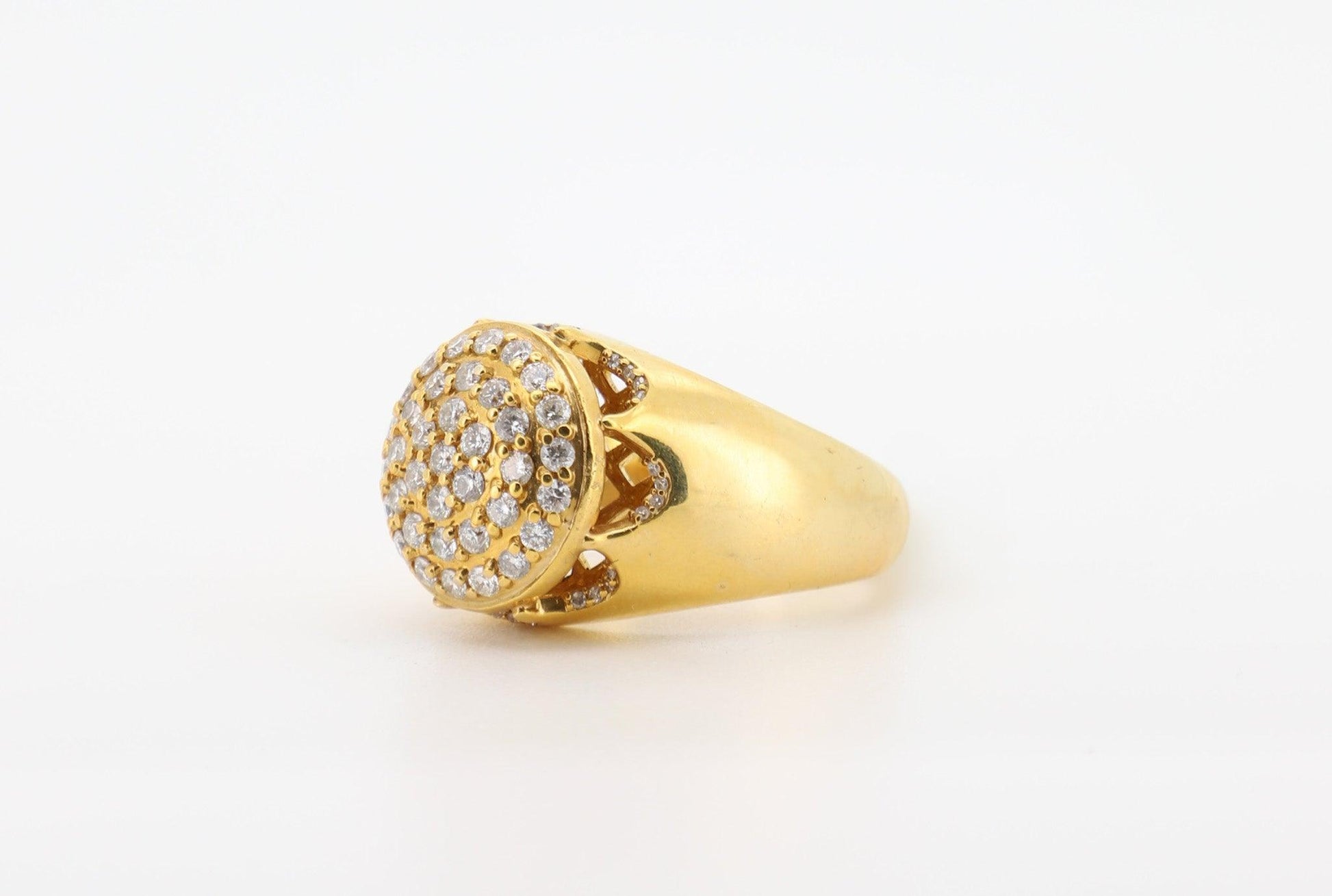14K Gold 1.5 Carat Round Cut Diamond Ring