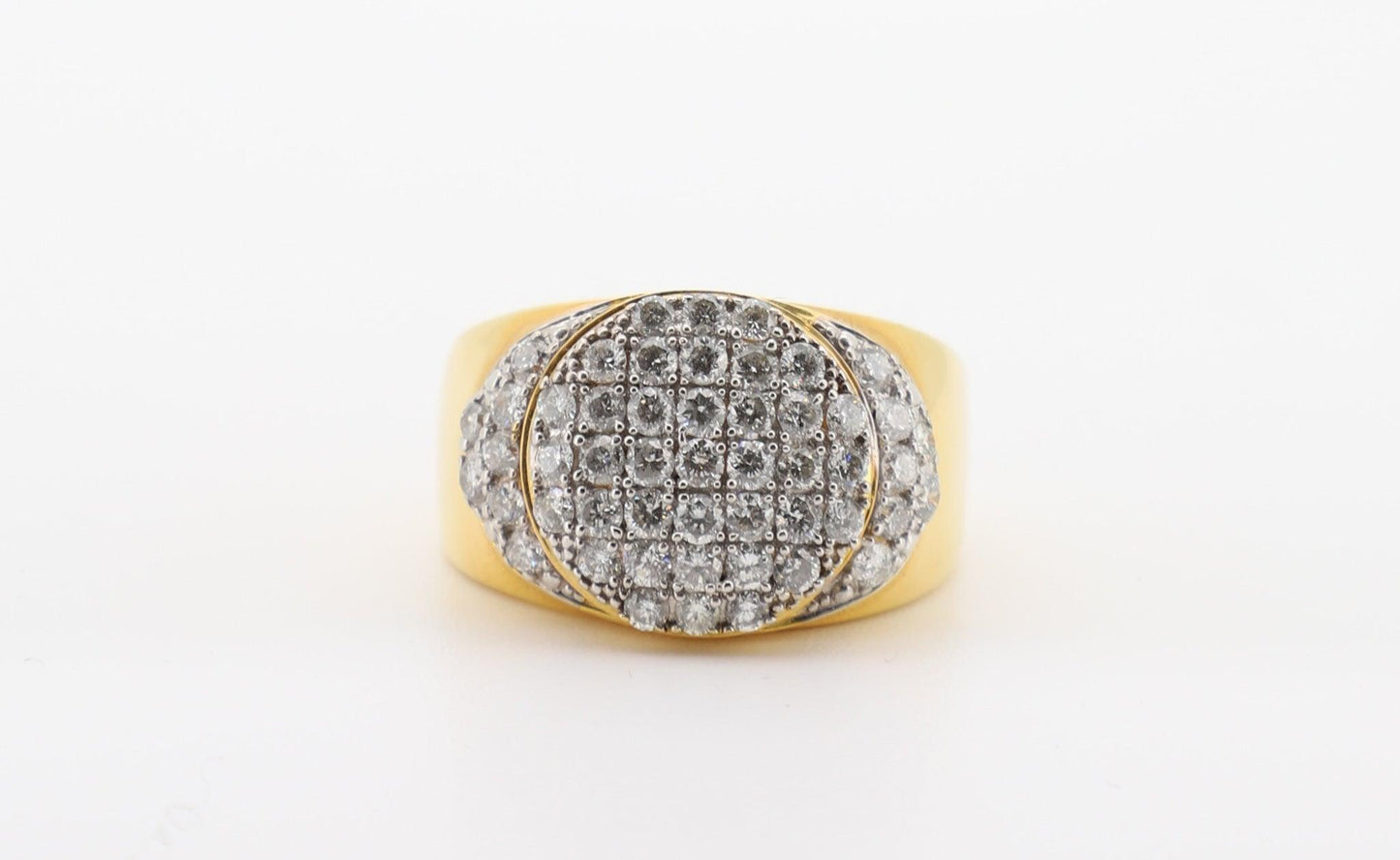 14K Gold 1.5 Carat Round Cut Diamond Ring