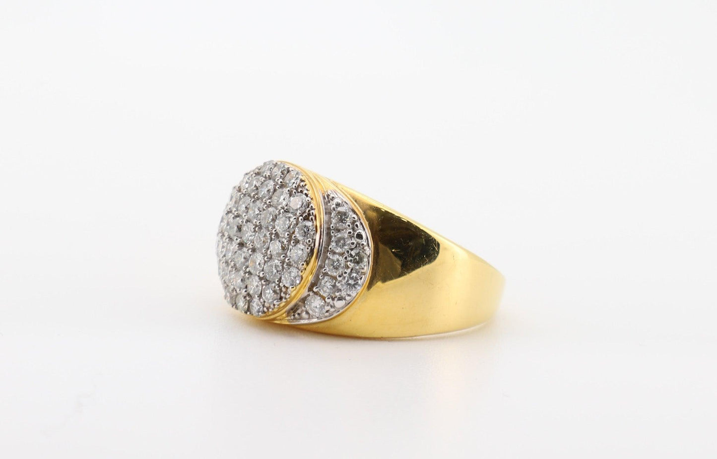 14K Gold 1.5 Carat Round Cut Diamond Ring