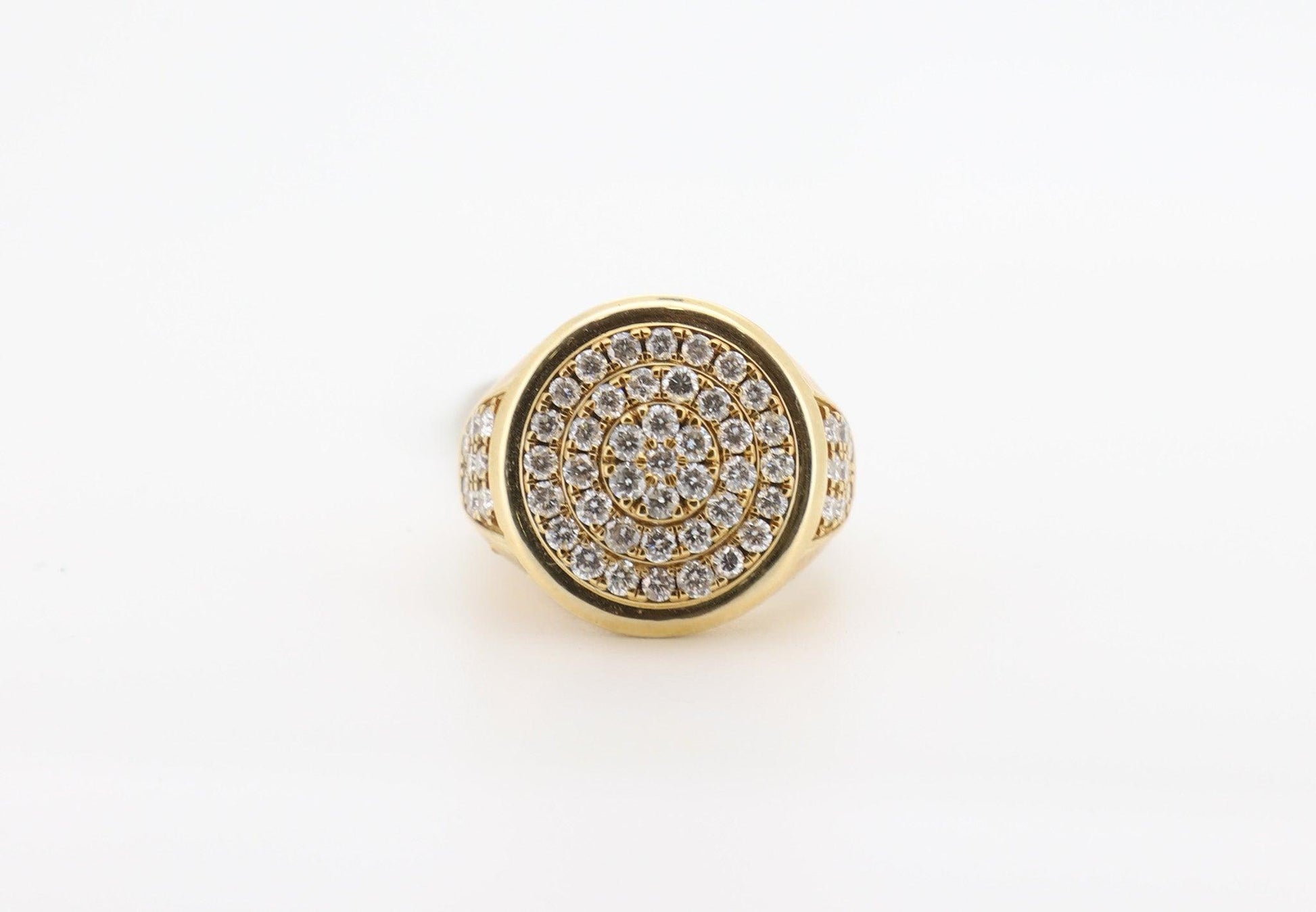 14K Gold 2.47 Carat Round Cut Diamond Ring