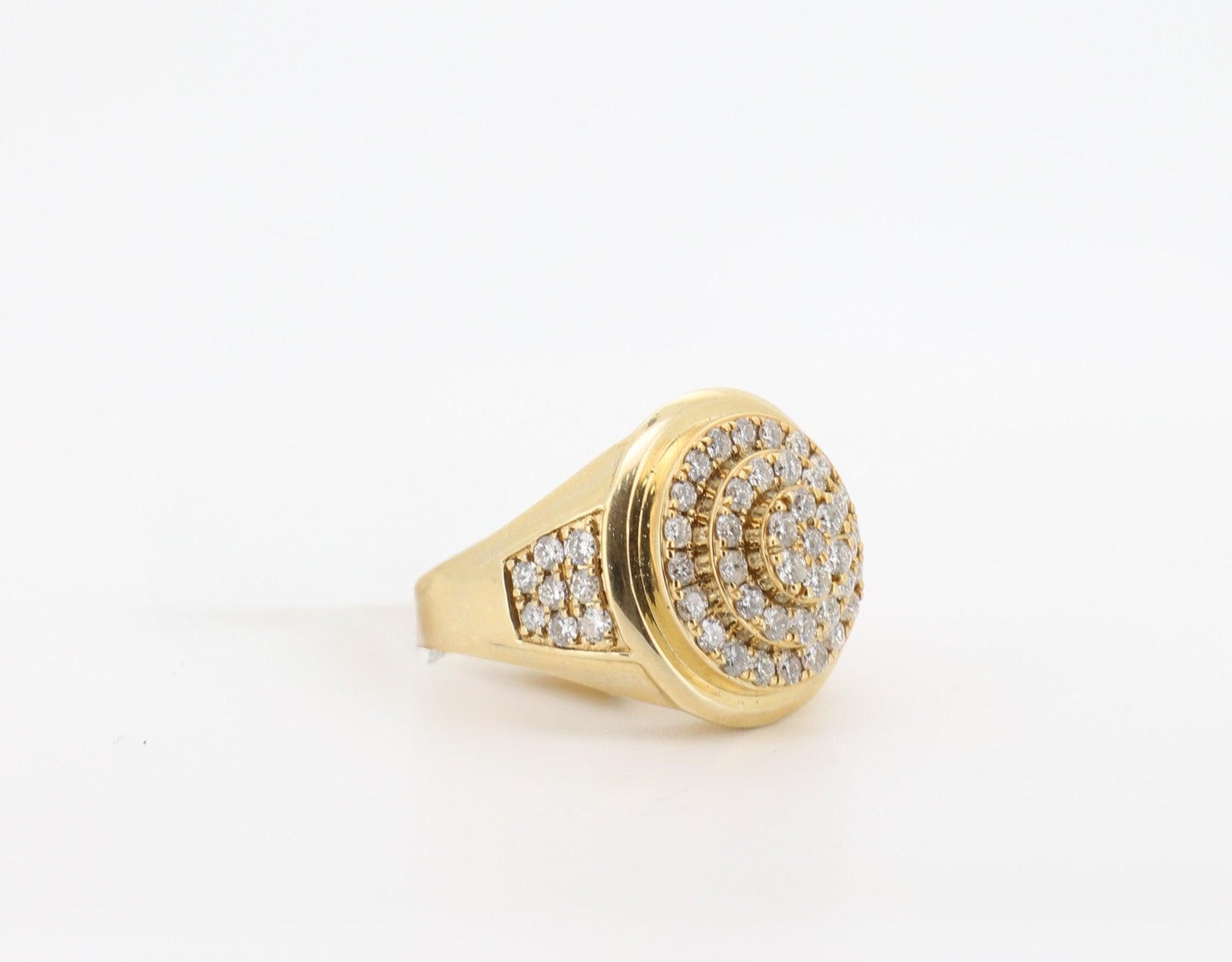 14K Gold 2.47 Carat Round Cut Diamond Ring
