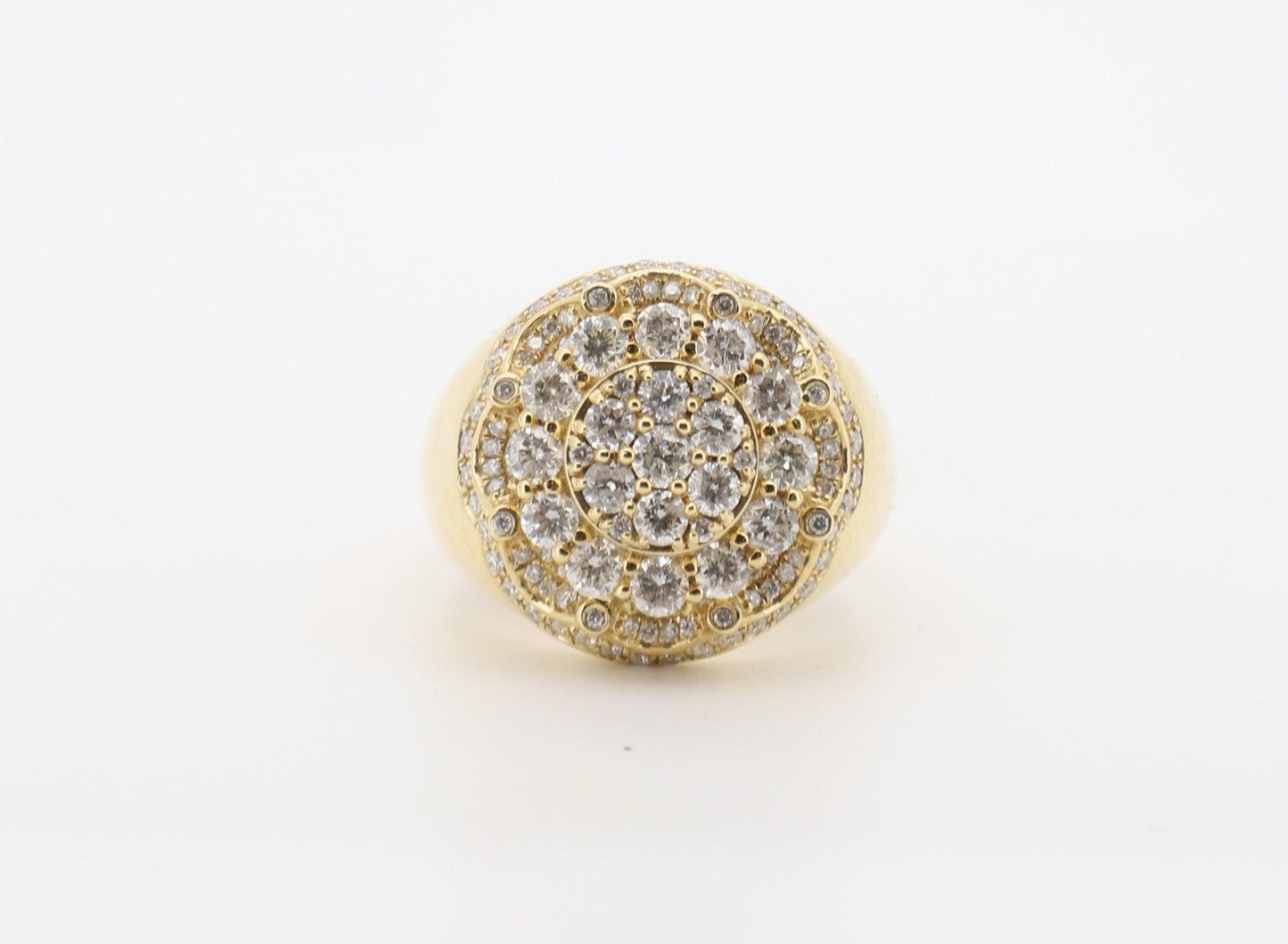 14K Gold 2.5 Carat Round Cut Diamond Ring