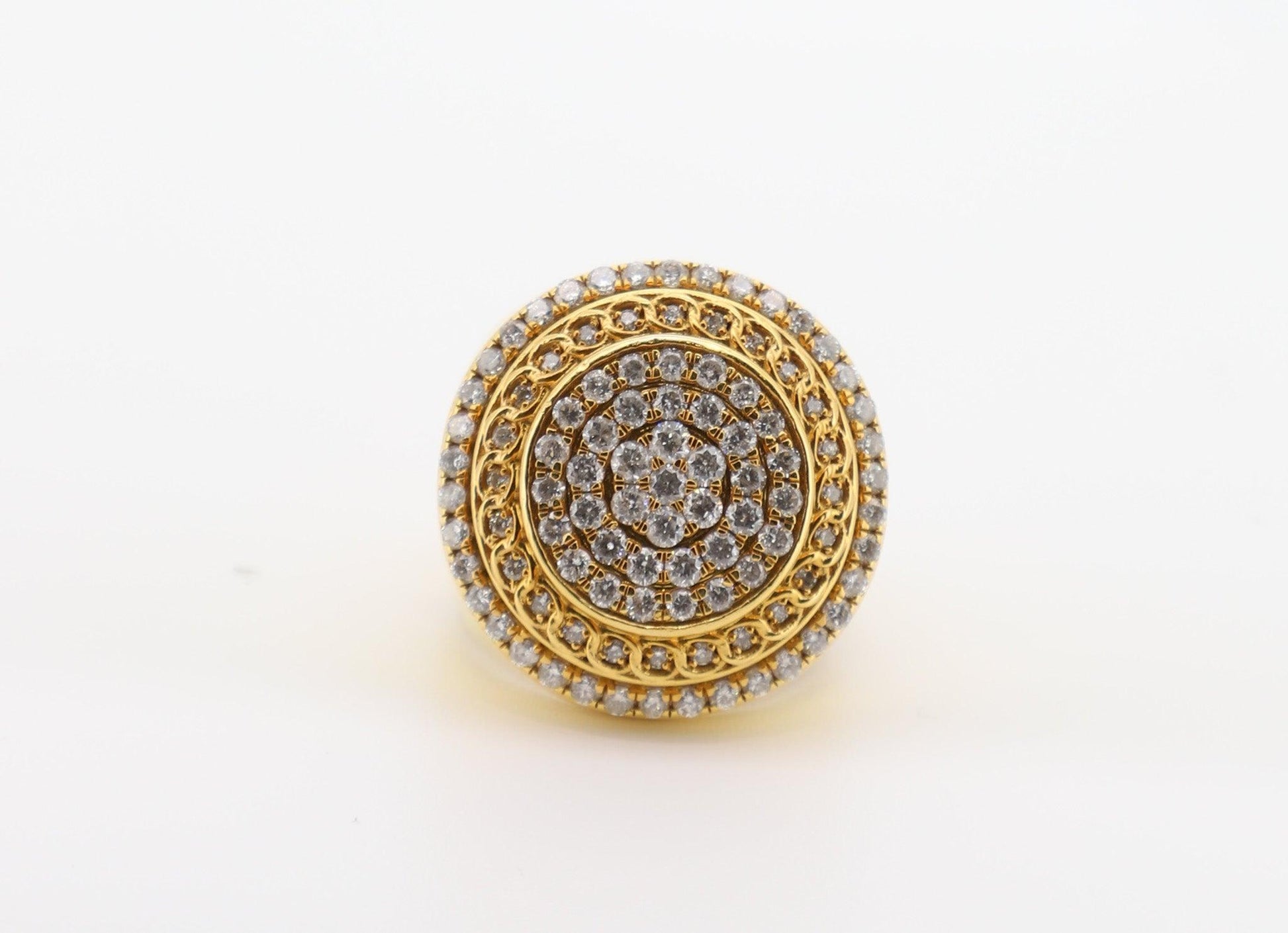 14K Gold 2 Carat Round Cut Diamond Ring