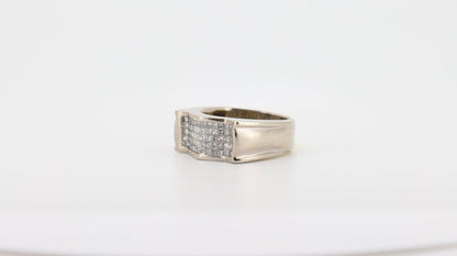 14K Gold 2 Carat VS Princess Cut Diamond Ring