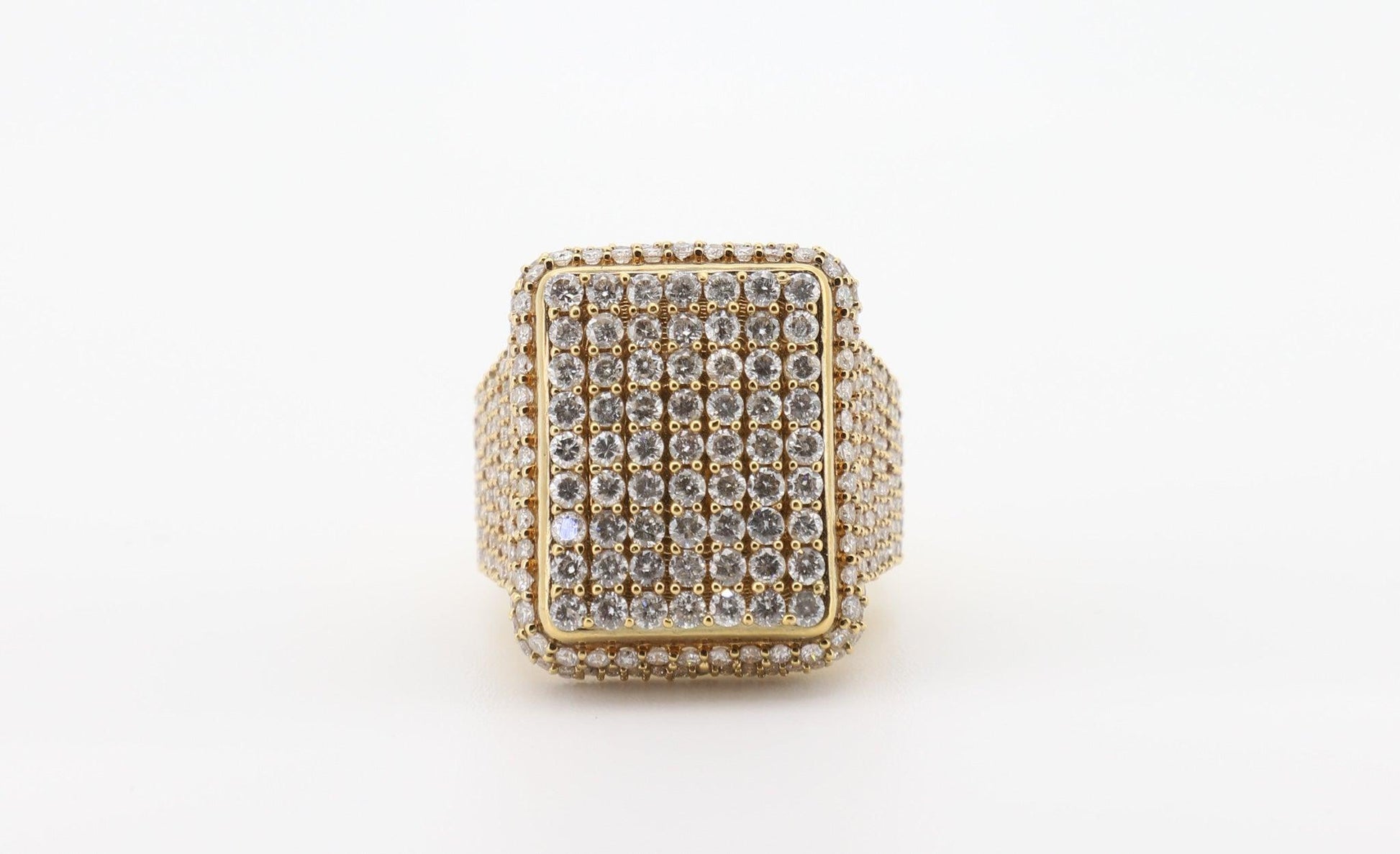 14K Gold 5 Carat Round Cut Diamond Ring