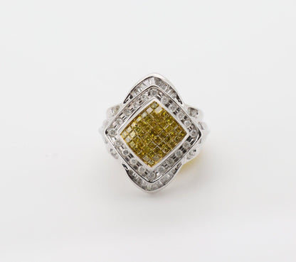 14K White Gold 2 Carat Diamond Ring