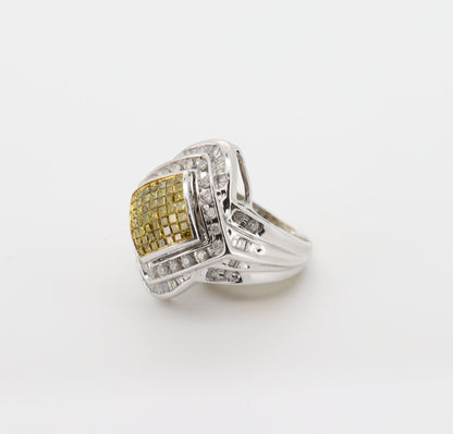 14K White Gold 2 Carat Diamond Ring