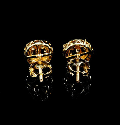 Double Halo Diamond Studs