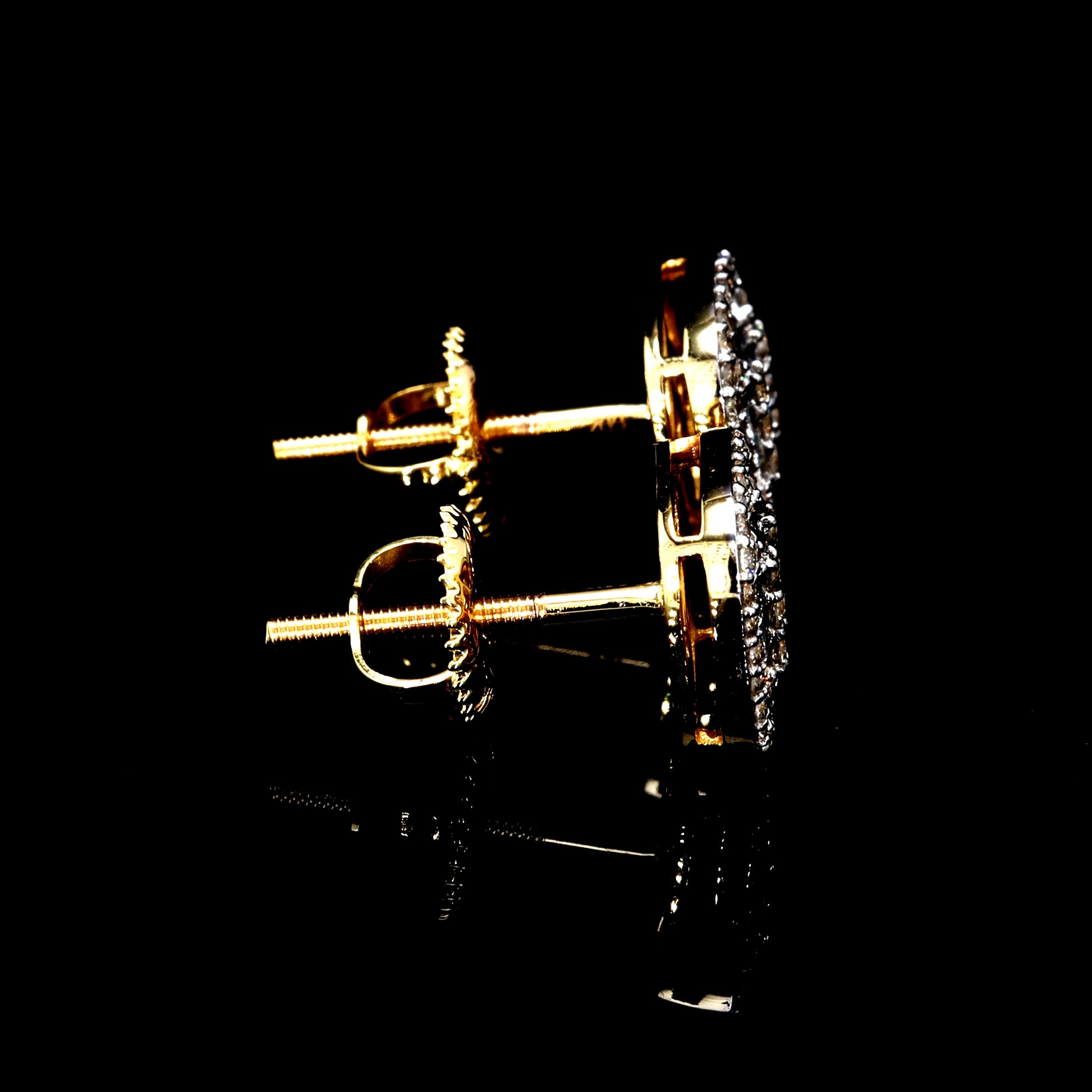 Art Deco Cushion Diamond Studs