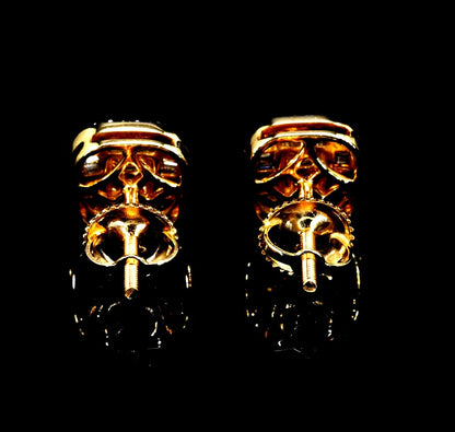 Art Deco Cushion Diamond Studs