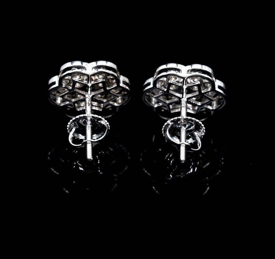 Star of David Bloom Diamond Studs