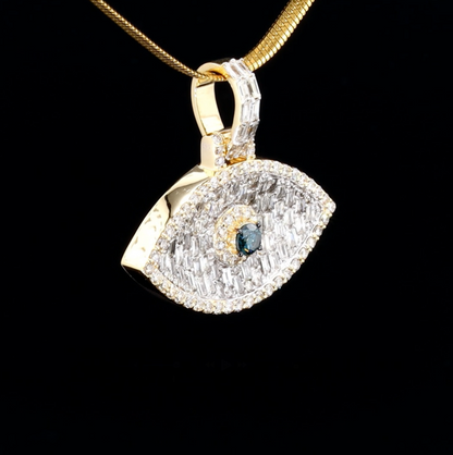 All-Seeing Eye Baguette Pendant