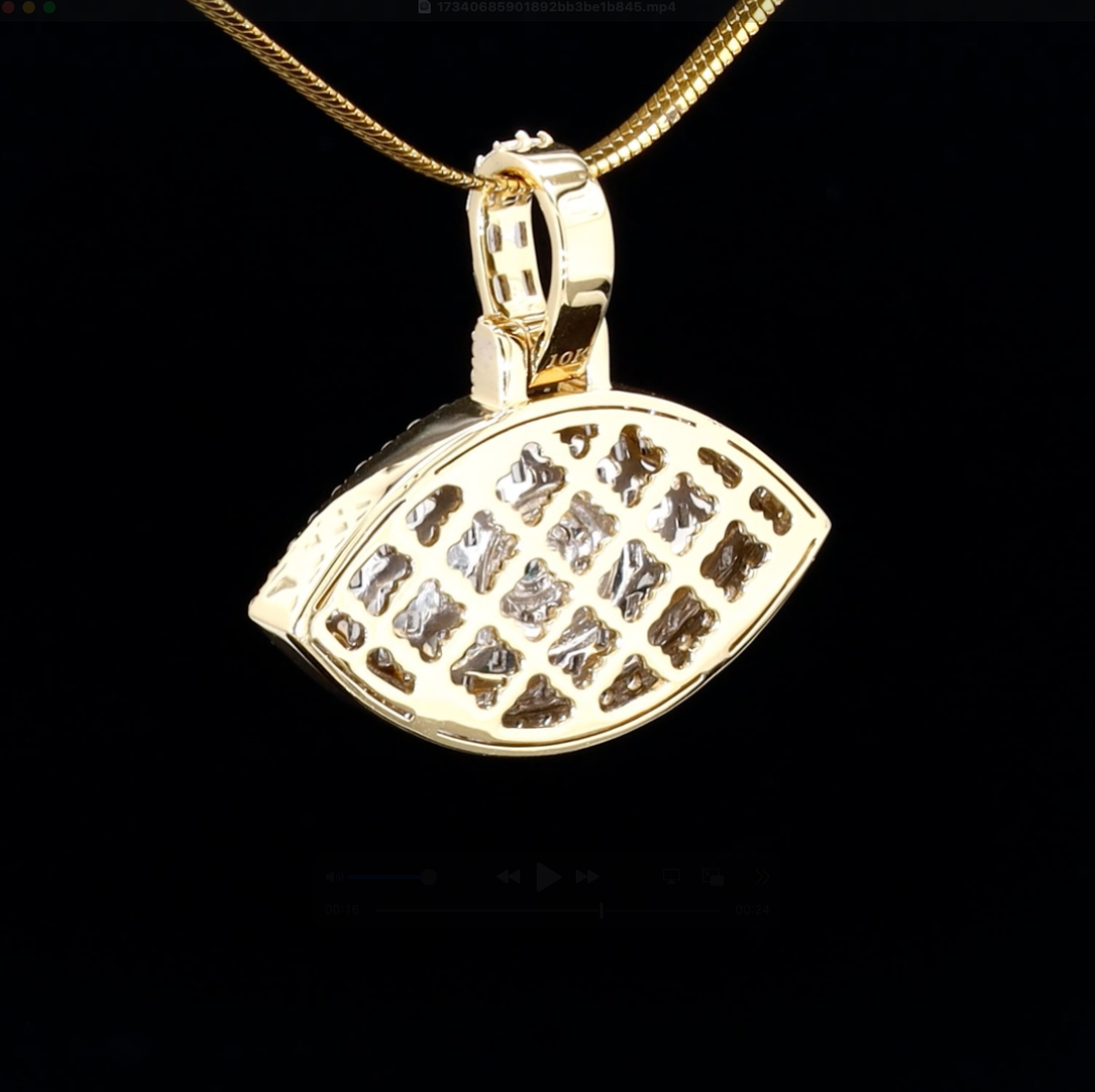 All-Seeing Eye Baguette Pendant