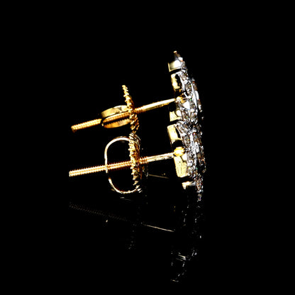 Diamond Bloom Cluster Studs