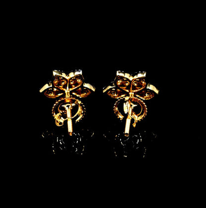 Diamond Bloom Cluster Studs