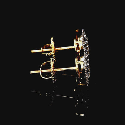 Art Deco Cushion Diamond Studs